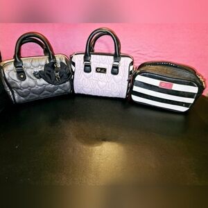 Lot Of 3 Betsey Johnson Girls Purses Absolutely Adorable